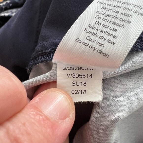 Athleta Midtown Blue Gray Speckle Athletic Skort Women's Size 4 - Picture 9 of 9